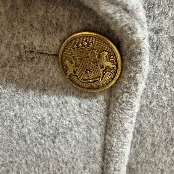 J. Crew Classic Gray Peacoat with Gold Buttons ๐งฅ - Picture 3 of 5